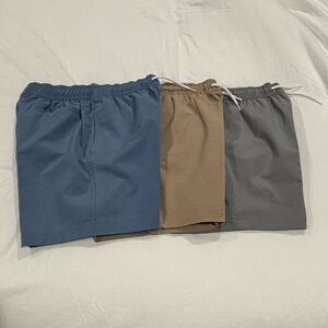 Magellan Outdoors Boys Fishing Shorts Bundle - Blue, Khaki, Gray